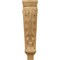 Ekena Millwork 6 3/4"W x 4 1/4"D x 27 1/2"H Extra Large Acanthus Pilaster Corbel, Cherry CORW07X04X27PACH - alternate 4